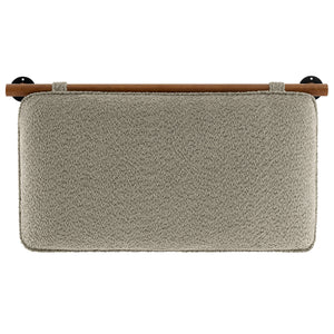 Anela Wall-Mounted Chenille Upholstered Twin Headboard