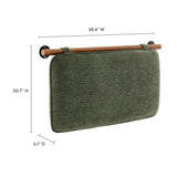 Anela Wall-Mounted Chenille Upholstered Twin Headboard