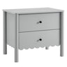 Emmeline Scalloped 2-Drawer Nightstand by Modway