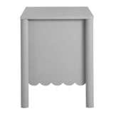 Emmeline Scalloped 2-Drawer Nightstand by Modway