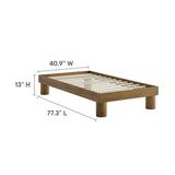 Runa Wood Twin Platform Bed by Modway