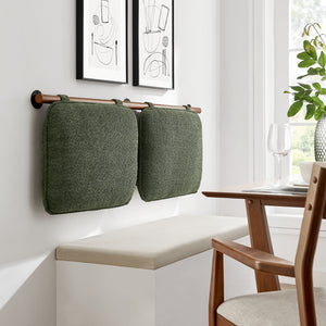 Anela Wall-Mounted Chenille Upholstered Full Headboard by Modway