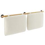 Anela Wall-Mounted Chenille Upholstered Queen Headboard by Modway