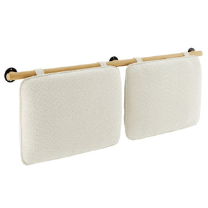 Anela Wall-Mounted Chenille Upholstered Queen Headboard by Modway