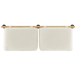 Anela Wall-Mounted Chenille Upholstered Queen Headboard by Modway