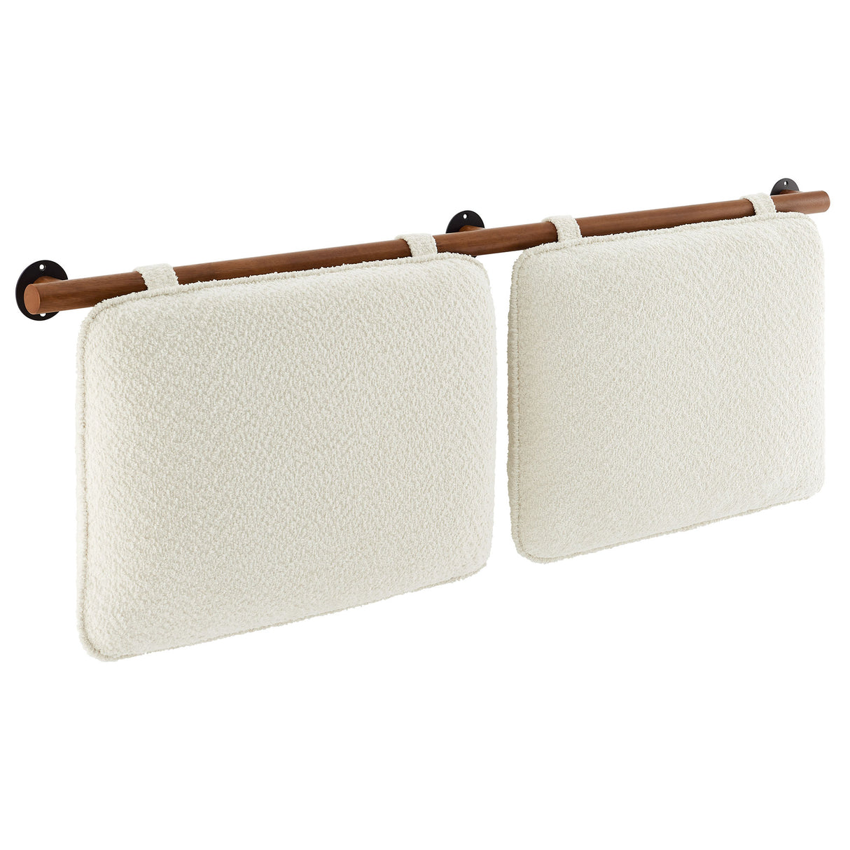 Anela Wall-Mounted Chenille Upholstered Queen Headboard by Modway