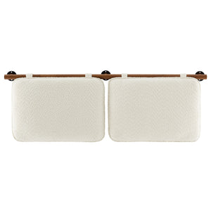 Anela Wall-Mounted Chenille Upholstered Queen Headboard by Modway