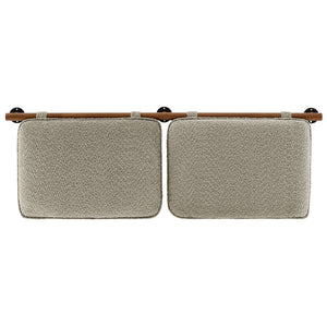 Anela Wall-Mounted Chenille Upholstered Queen Headboard by Modway