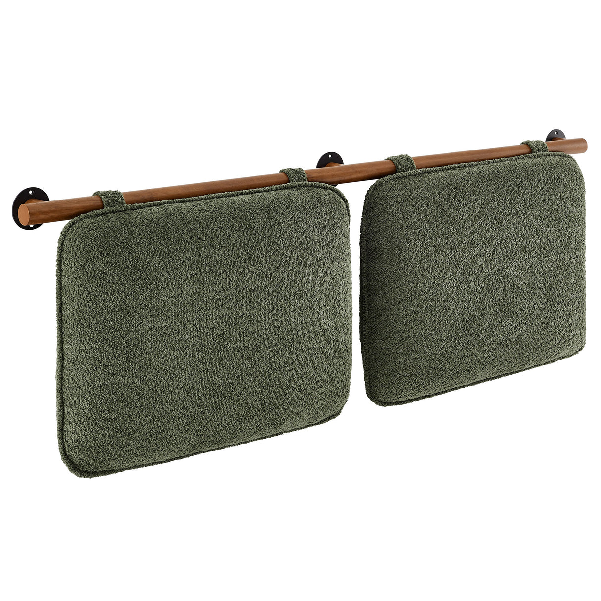 Anela Wall-Mounted Chenille Upholstered Queen Headboard by Modway