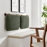 Anela Wall-Mounted Chenille Upholstered King Size Headboard