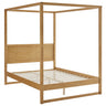 Alva Queen Wood Canopy Platform Bed by Modway