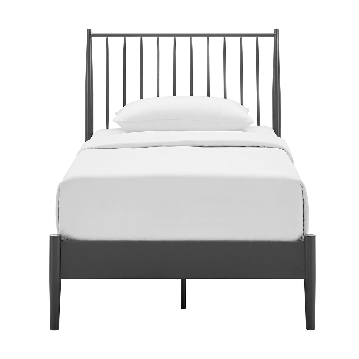 Adair Spindle Metal Twin Platform Bed by Modway