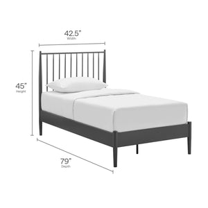 Adair Spindle Platform Bed by Modway