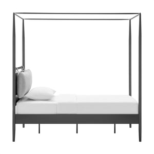 Marlowe 4-Poster Canopy Metal Twin Platform Bed by Modway