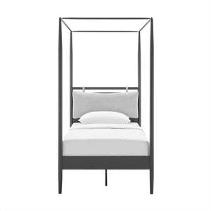 Marlowe 4-Poster Canopy Metal Twin Platform Bed by Modway