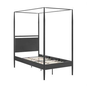 Marlowe 4-Poster Canopy Metal Twin Platform Bed by Modway