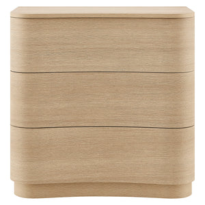 Mirae 3-Drawer Curved Compact Dresser by Modway