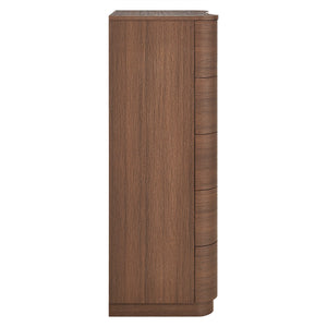 Mirae 5-Drawer Curved Dresser Chest of Drawers by Modway