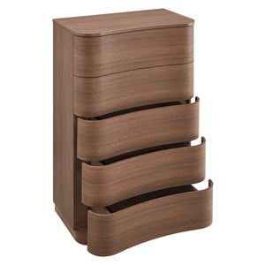 Mirae 5-Drawer Curved Dresser Chest of Drawers by Modway