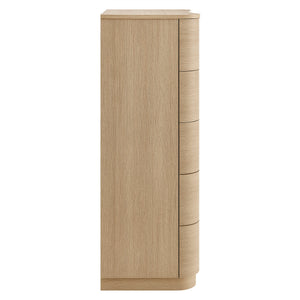 Mirae 5-Drawer Curved Dresser Chest of Drawers by Modway