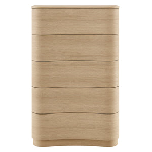 Mirae 5-Drawer Curved Dresser Chest of Drawers by Modway