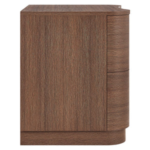 Mirae 2-Drawer Curved Nightstand by Modway