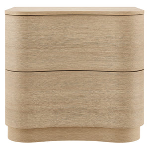 Mirae 2-Drawer Curved Nightstand by Modway