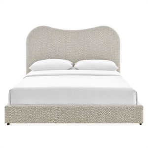 Seluna Boucle Queen Platform Bed by Modway