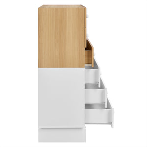 Nolia 6-Drawer Color Block Dresser Chest by Modway