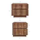 Isola 2 Drawer Nightstand by Modway