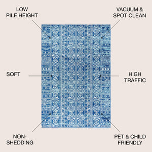 Modern Persian Boho Vintage Tribal Area Rug