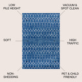Moroccan HYPE Boho Vintage Diamond Area Rug