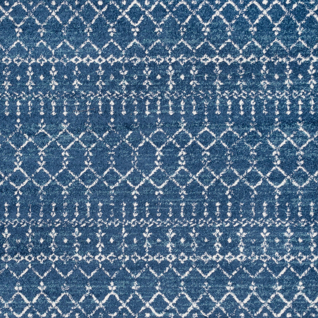 Moroccan HYPE Boho Vintage Diamond Square Area Rug