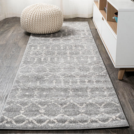 Moroccan HYPE Boho Vintage Diamond Runner Rug