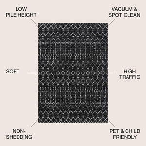 Moroccan HYPE Boho Vintage Diamond Area Rug