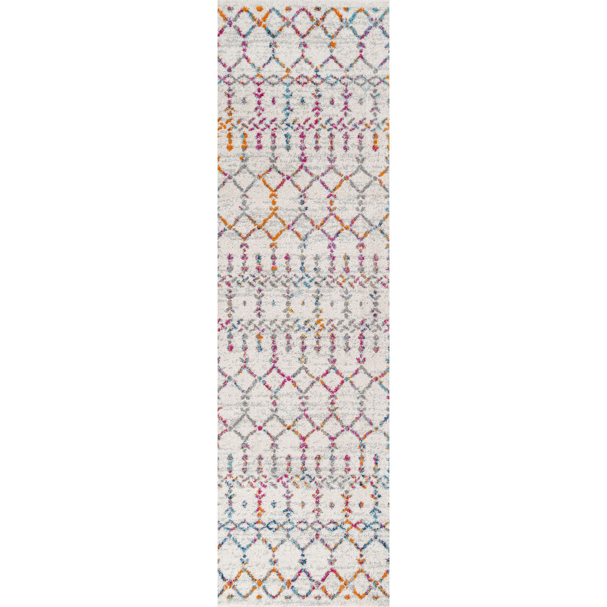 Moroccan HYPE Boho Vintage Diamond Runner Rug