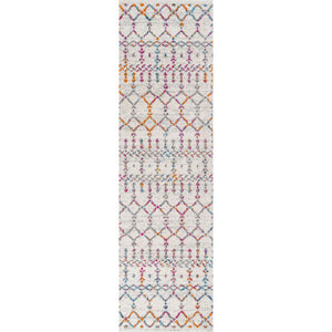 Moroccan HYPE Boho Vintage Diamond Runner Rug