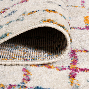 Moroccan HYPE Boho Vintage Diamond Runner Rug