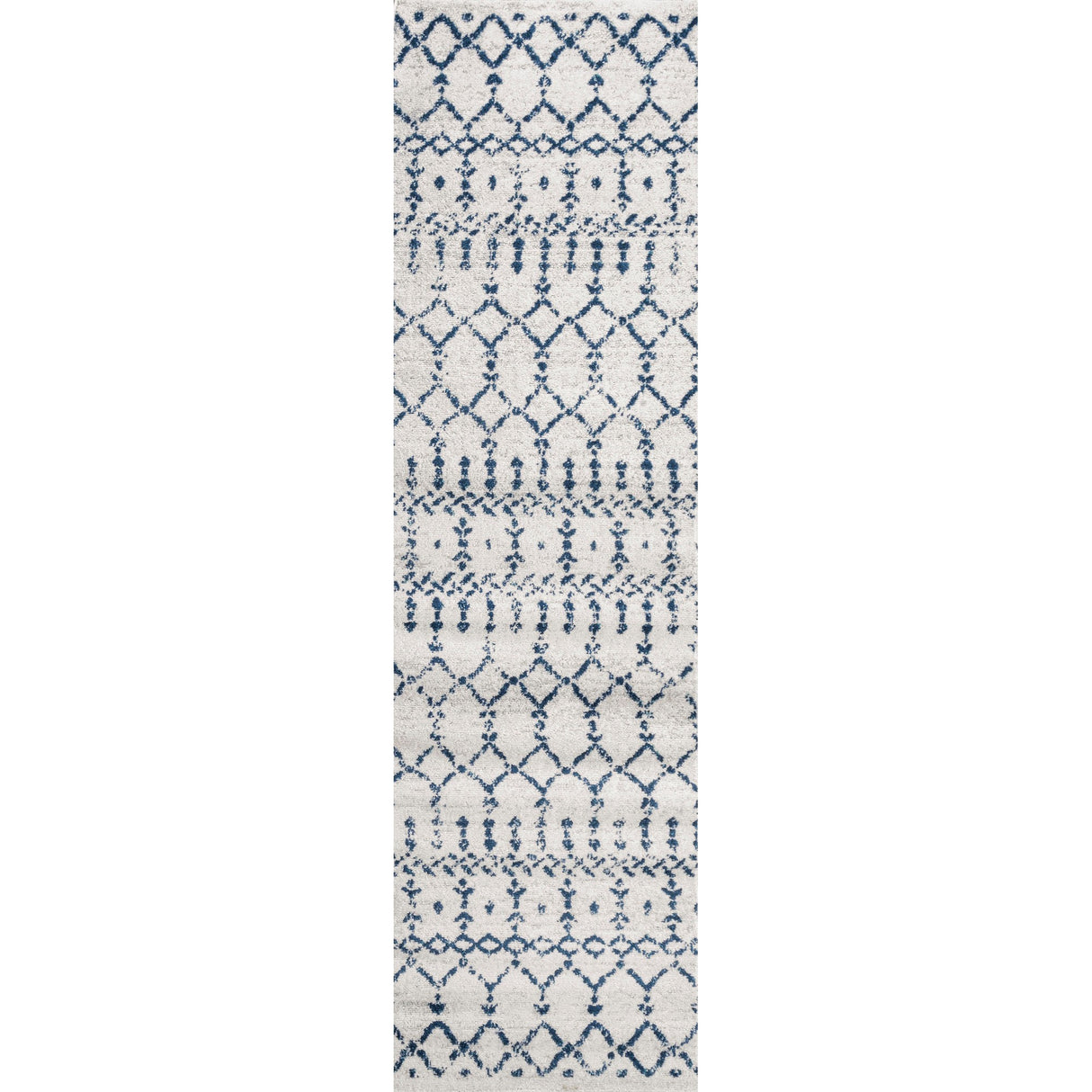 Moroccan HYPE Boho Vintage Diamond Runner Rug