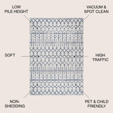 Moroccan HYPE Boho Vintage Diamond Area Rug