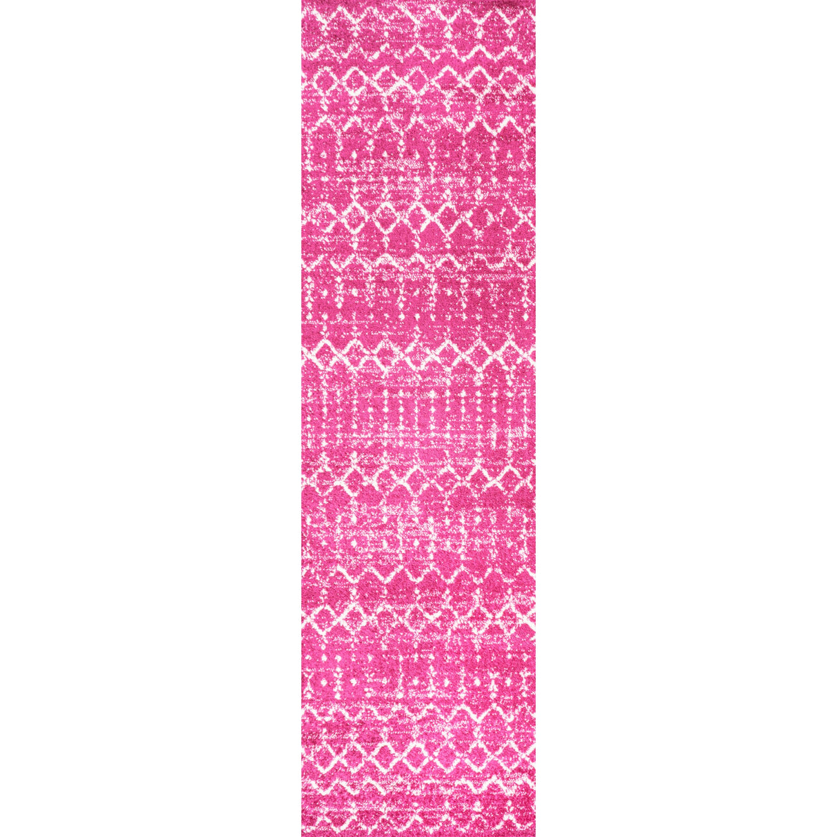 Moroccan HYPE Boho Vintage Diamond Runner Rug