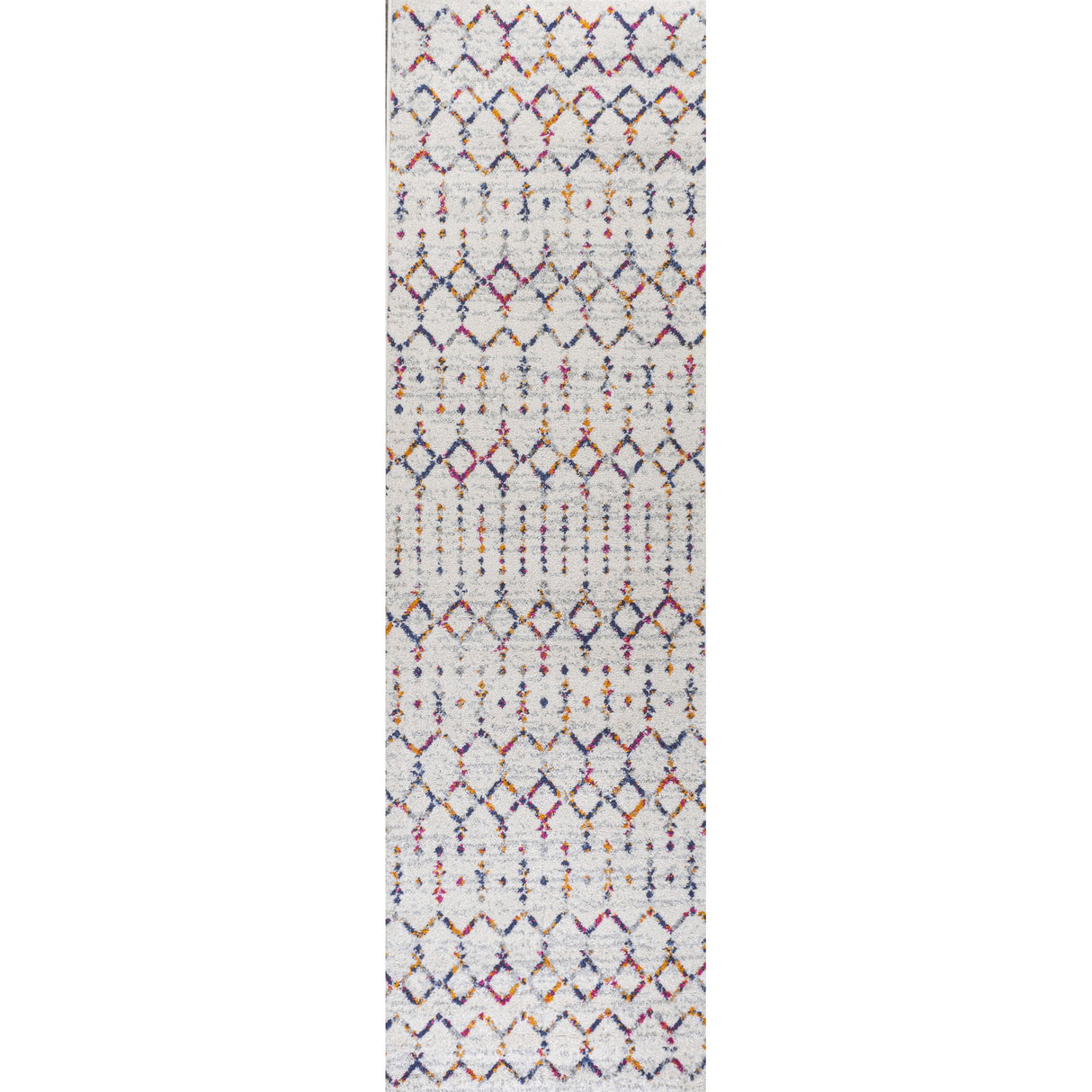Moroccan HYPE Boho Vintage Diamond Runner Rug