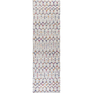Moroccan HYPE Boho Vintage Diamond Runner Rug