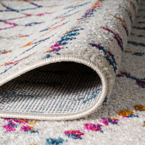 Moroccan HYPE Boho Vintage Diamond Runner Rug