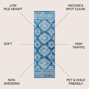 Moroccan HYPE Boho Vintage Tribal Runner Rug