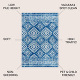 Moroccan HYPE Boho Vintage Tribal Area Rug