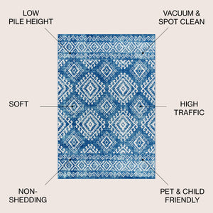 Moroccan HYPE Boho Vintage Tribal Area Rug