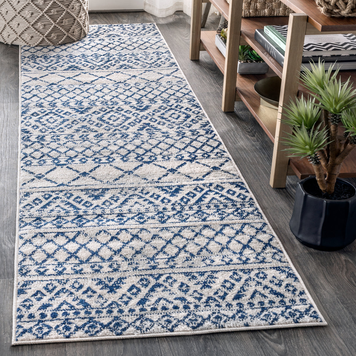 Moroccan HYPE Boho Vintage Tribal Runner Rug