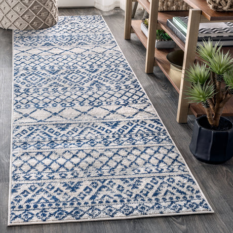 Moroccan HYPE Boho Vintage Tribal Runner Rug