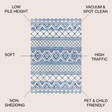 Moroccan HYPE Boho Vintage Tribal Area Rug